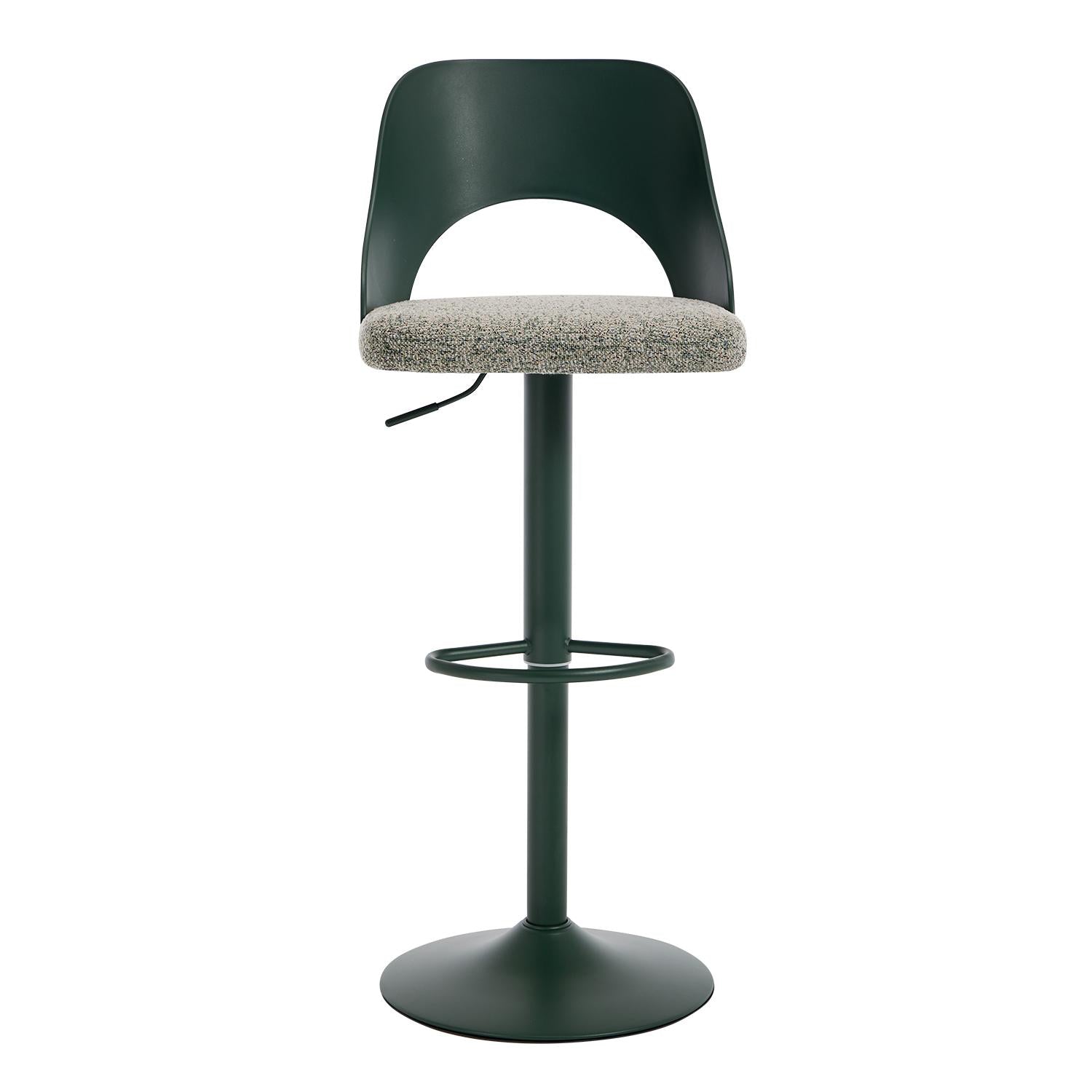 Silla Para Barra Dana Lino Verde