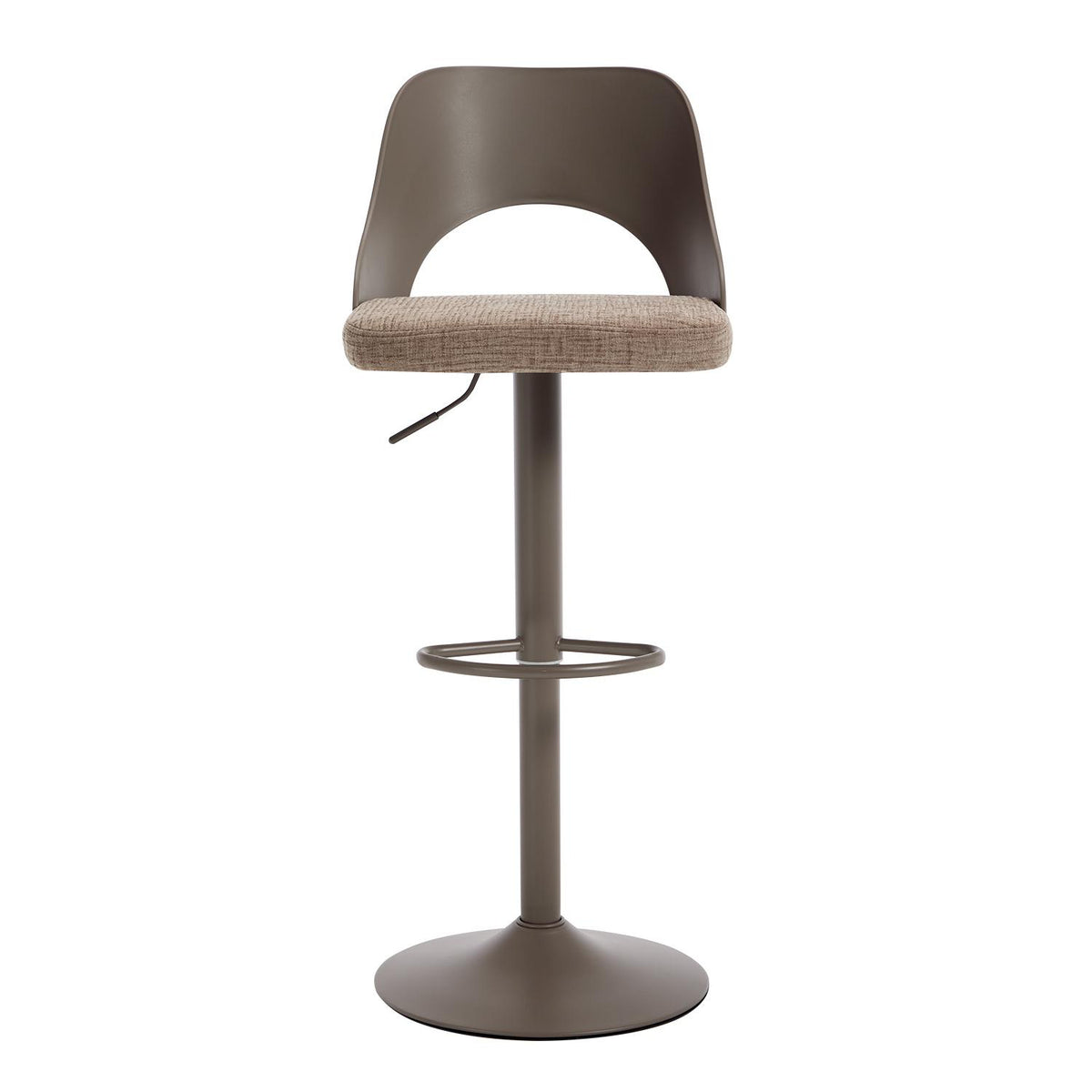 Silla Para Barra Dana Lino Taupe