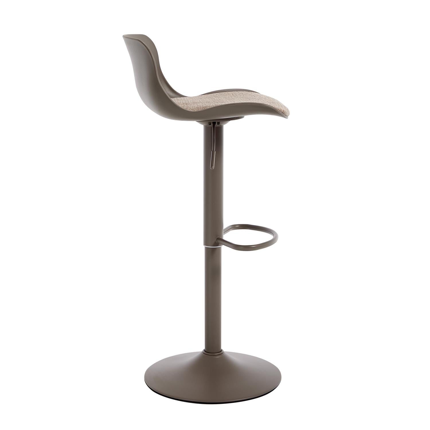 Silla Para Barra Ethan Lino Taupe