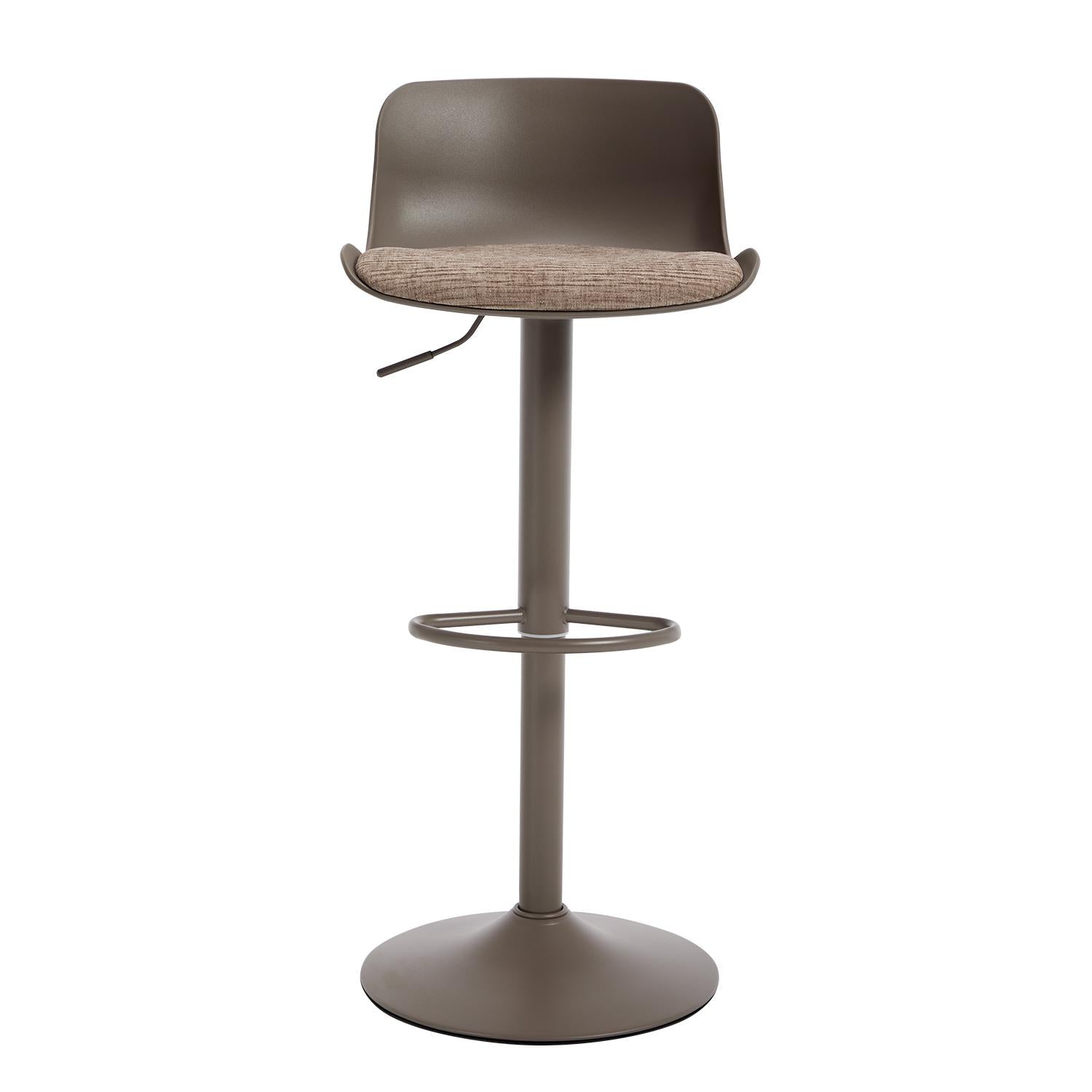 Silla Para Barra Ethan Lino Taupe