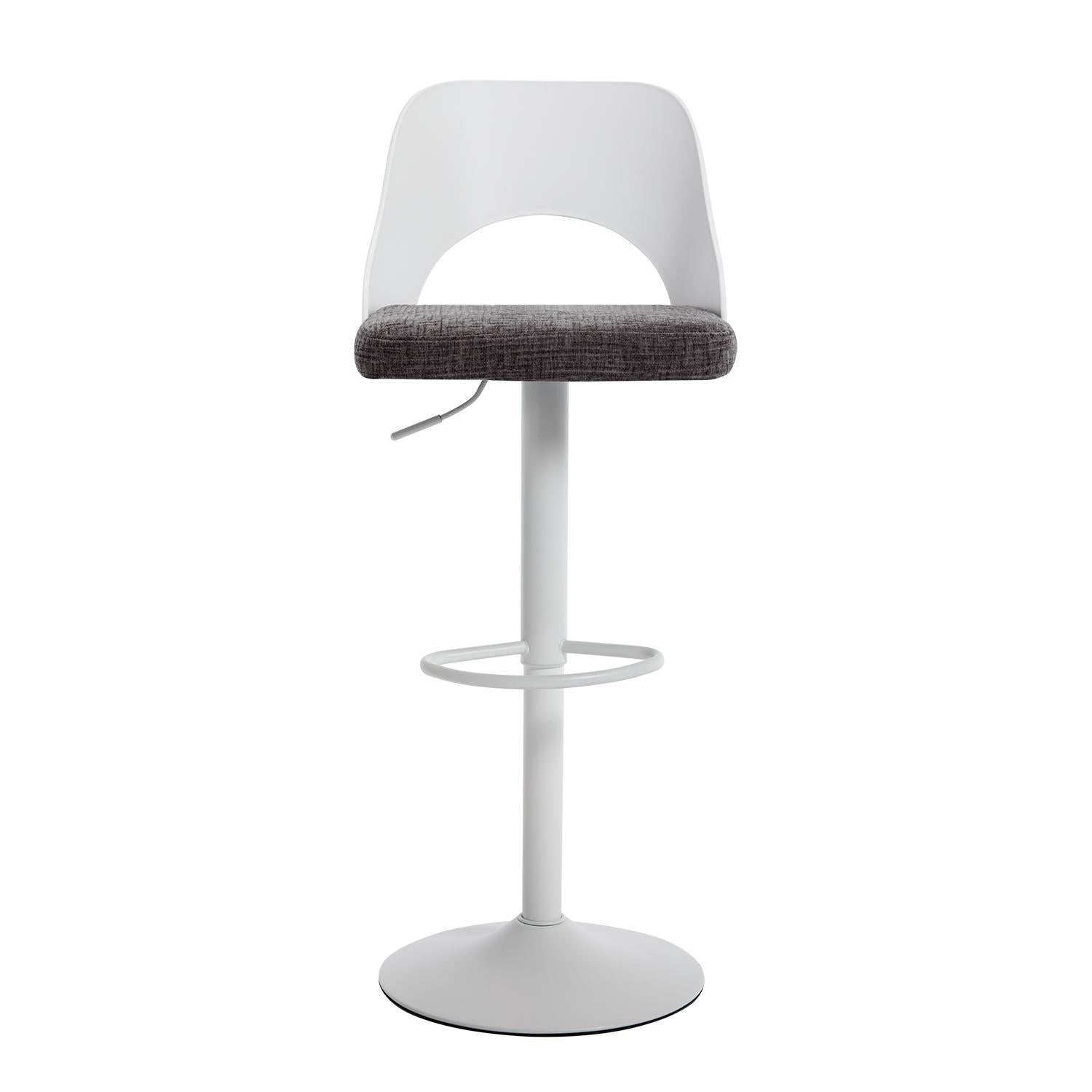 Silla Para Barra Dana Lino Gris
