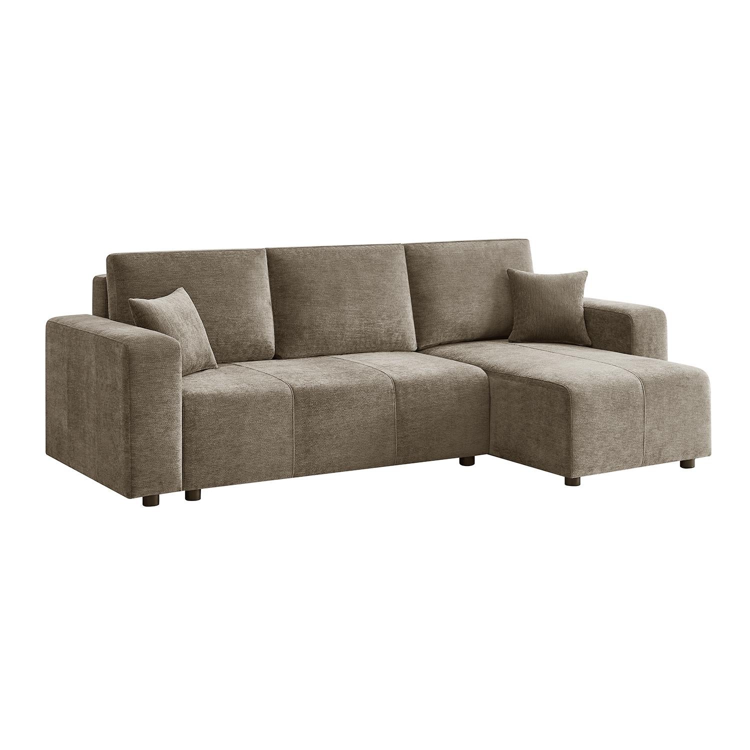 Sala Cama Atenas + Comedor Dousty Chenille, Beige