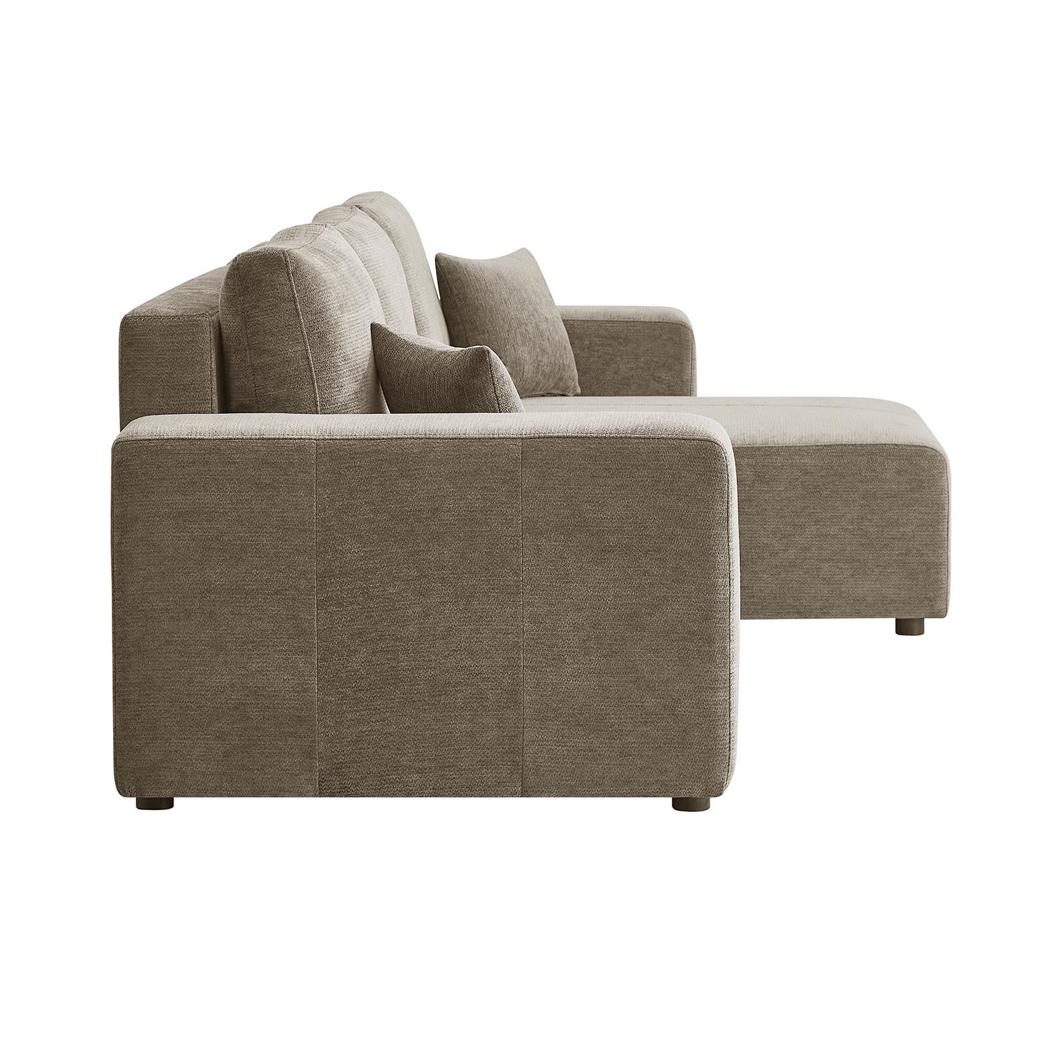 Sala Cama Atenas + Comedor Dousty Chenille, Beige