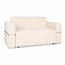 Sofá Cama Dhara Chenille Almendra 145 Cm Brazo Desmontable