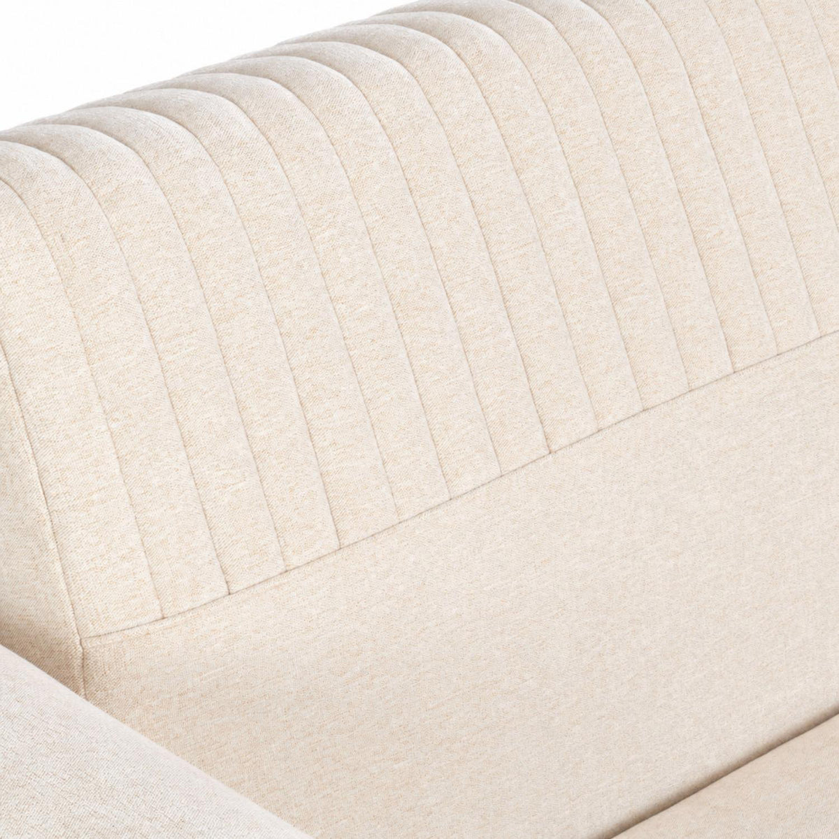 Sofá Cama Dhara Chenille Almendra 145 Cm Brazo Desmontable