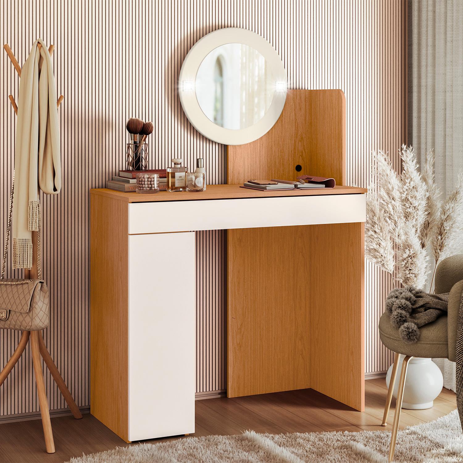 Tocador Vasari Natural, Off White