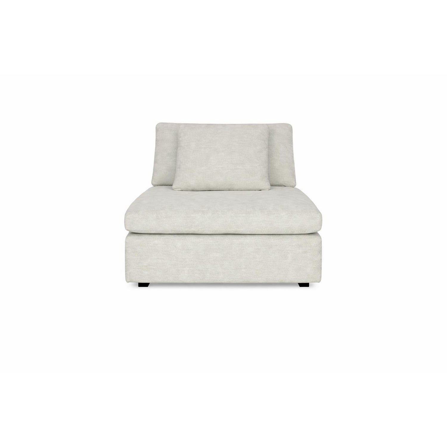 Poltrona Creta Velvet Impetu Beige 1 Metro