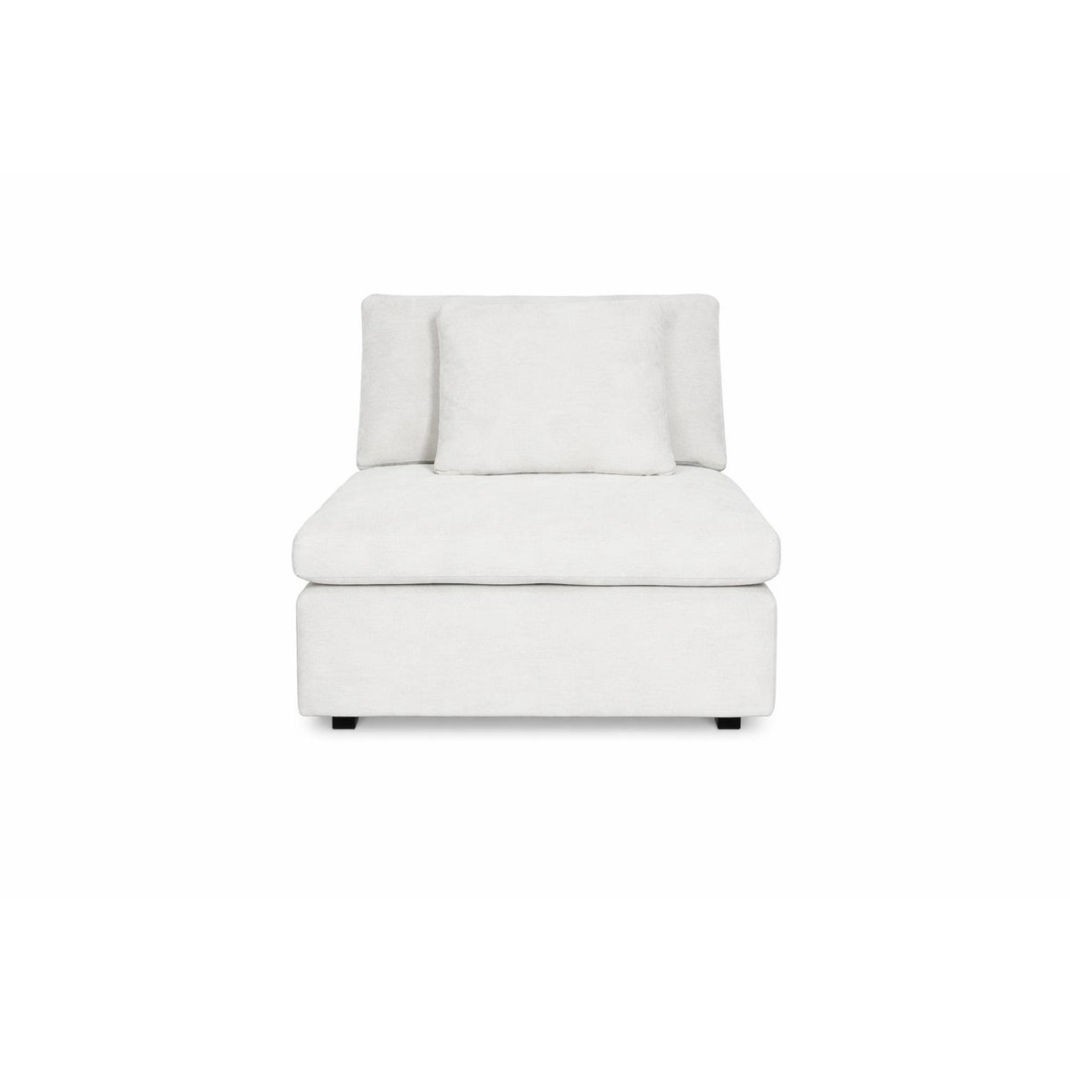 Poltrona Creta Chenille Touch Almendra 1 Metro