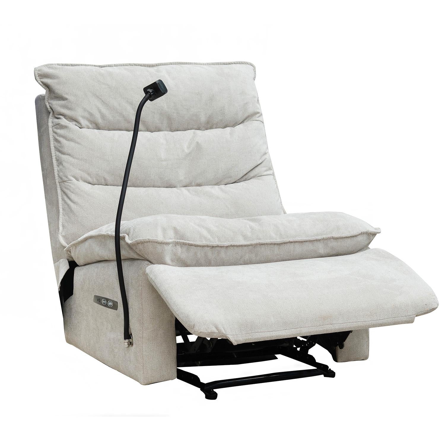 Silla Reclinable Kioto Chenille Impetu Beige, Electrica
