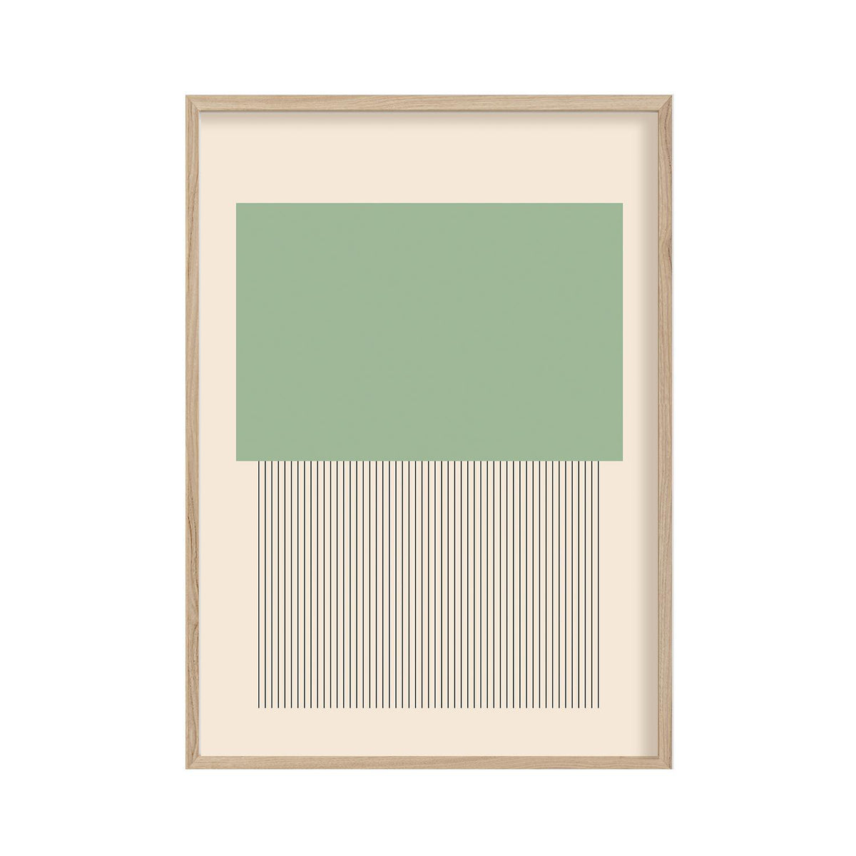 Cuadro 50X70 Menta Rectangulo Moda 1