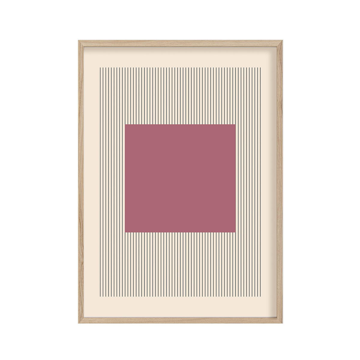 Cuadro 50X70 Rosado Cuadrado Moda 1