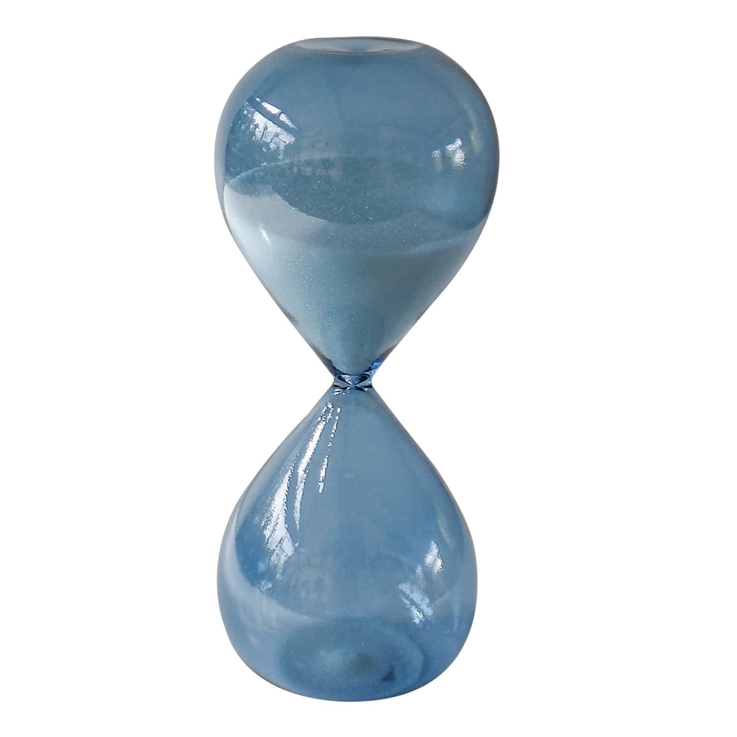 Figura 20X8X8Cm Reloj De Arena Azul