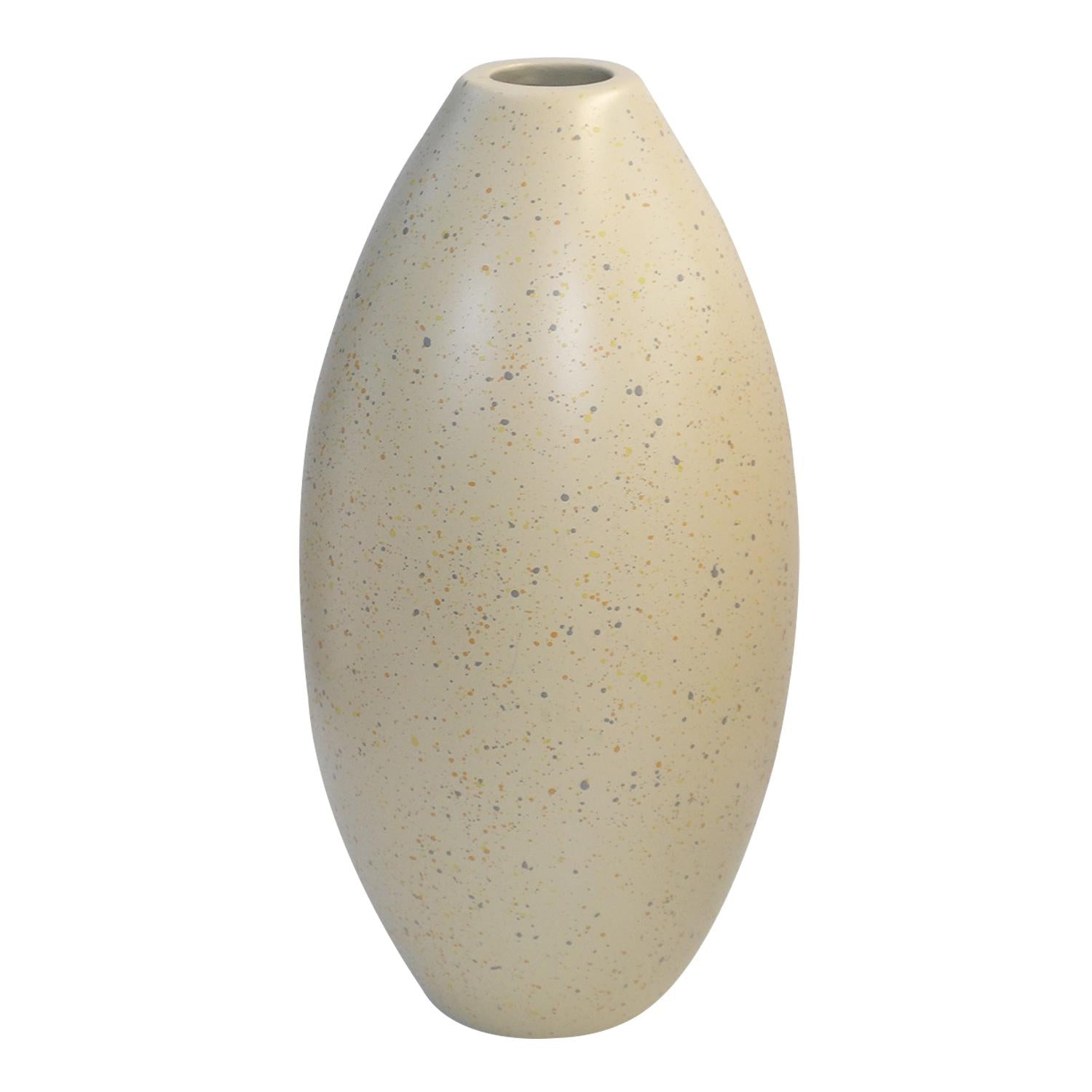 Jarron  33X17X17Cm Beige