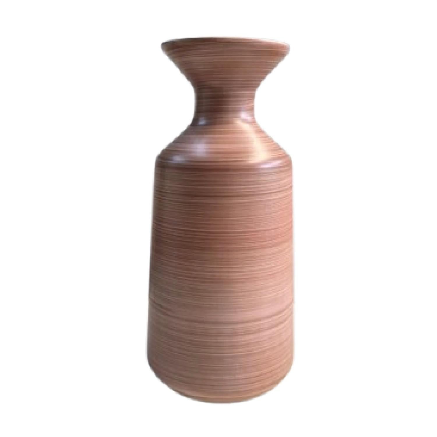Jarron  28X13X13Cm Beige