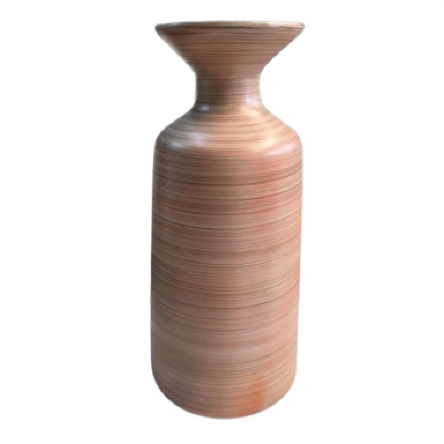 Jarron  38.5X16X16Cm Beige