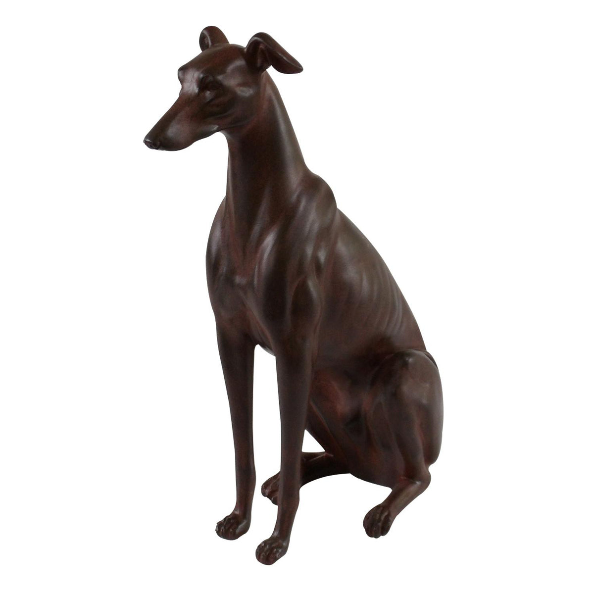 Figura 34X26.5X15Cm Perro Sent Café