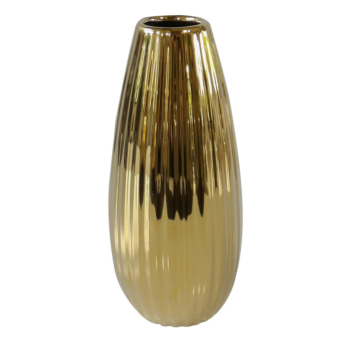 Jarron  21X9X9Cm Oro