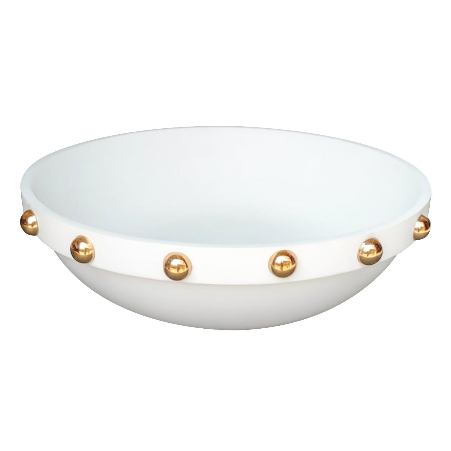 Centro De Mesa  10X37X37Cm Blanco