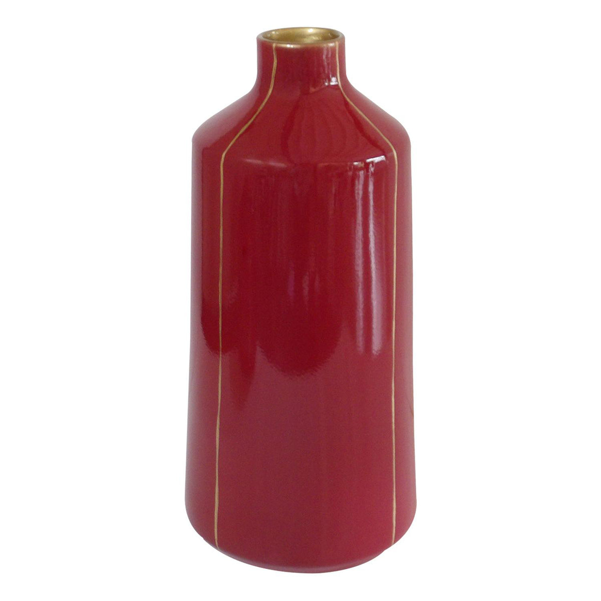 Jarron  34X15X15Cm Vinotinto