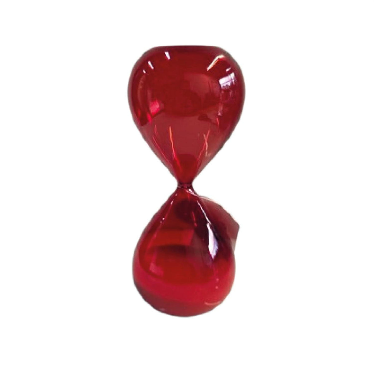 Figura 20X8X8Cm Reloj De Arena Vinotinto