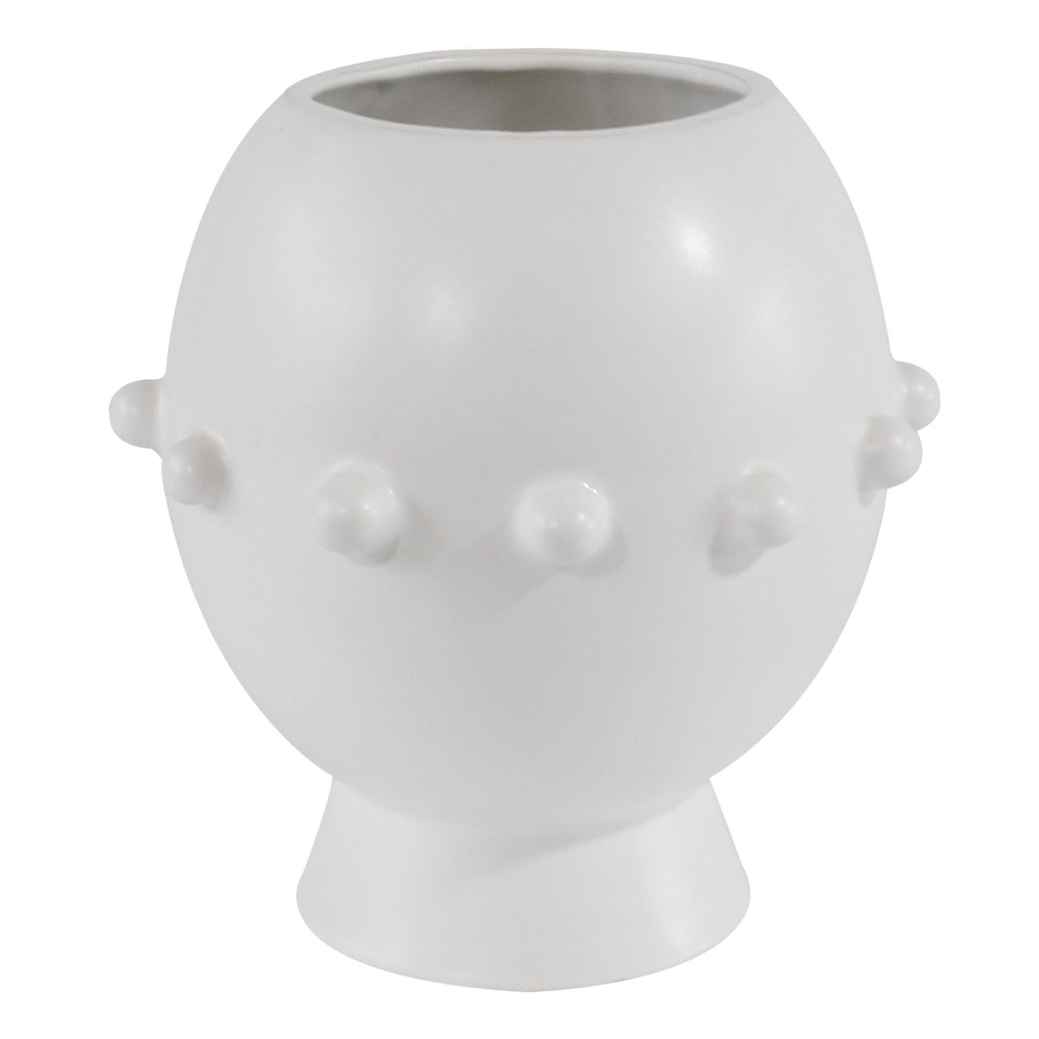 Jarron  15X13X13Cm Blanco