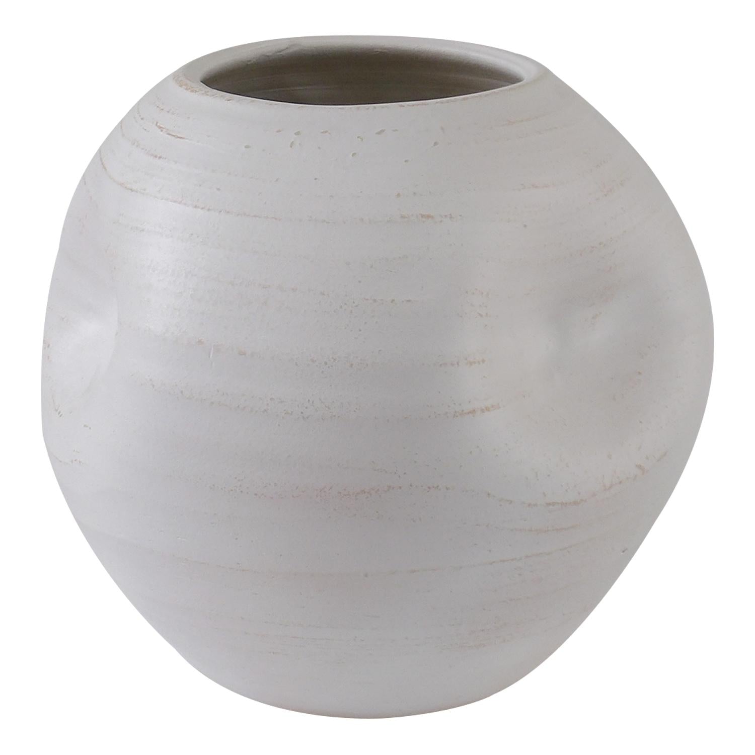 Jarron  23X26X26Cm Blanco