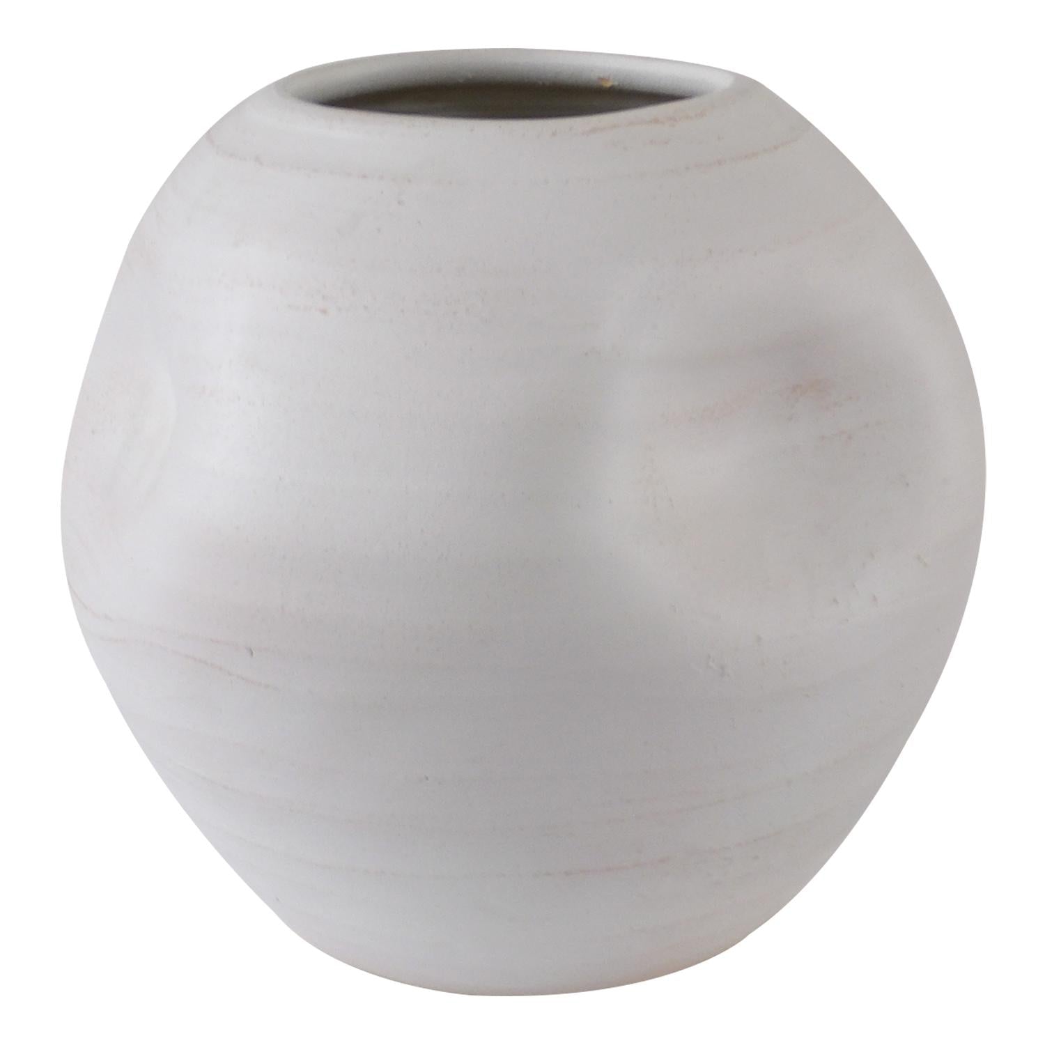 Jarron  26X29X29Cm Blanco
