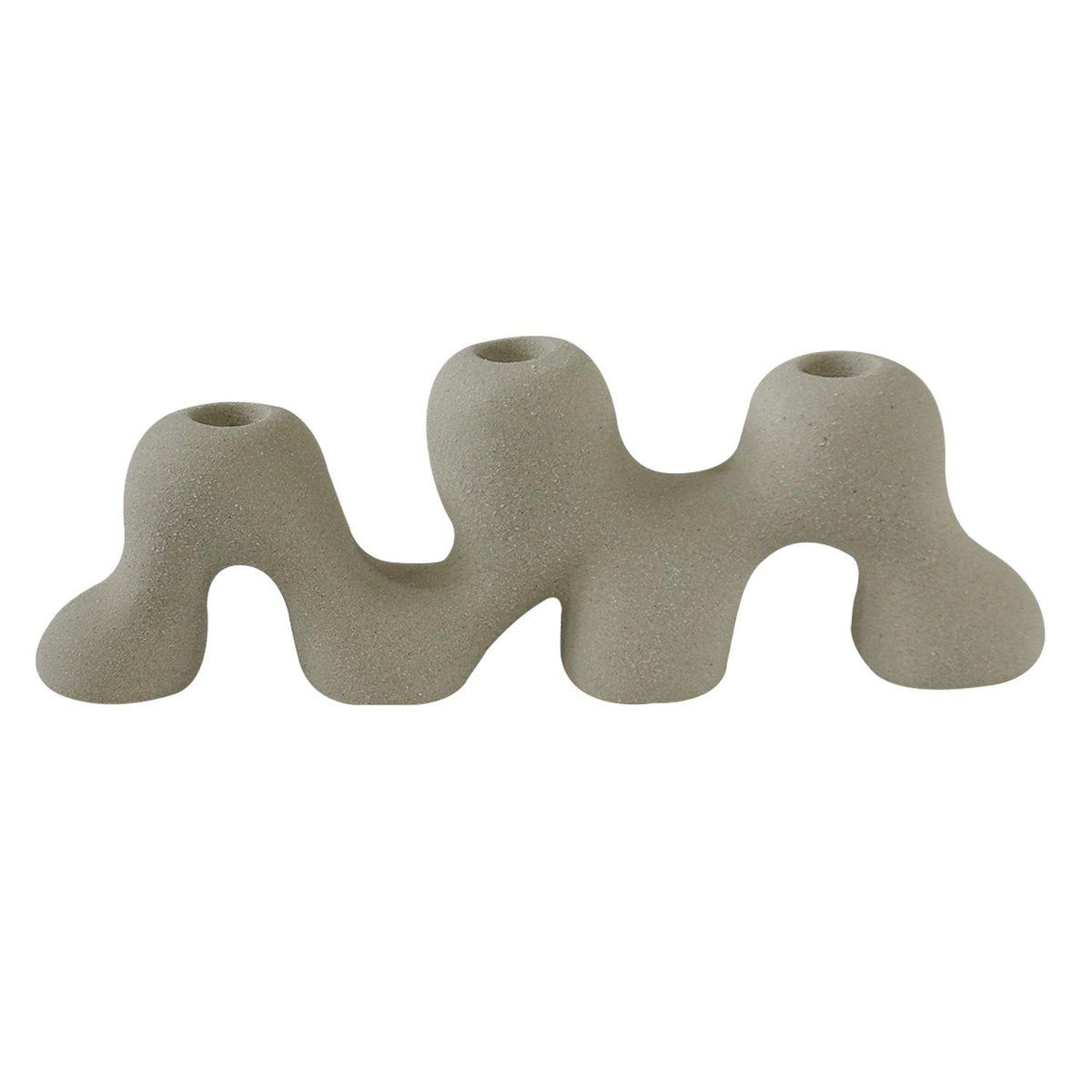Candelabro 10X32X7Cm Verde
