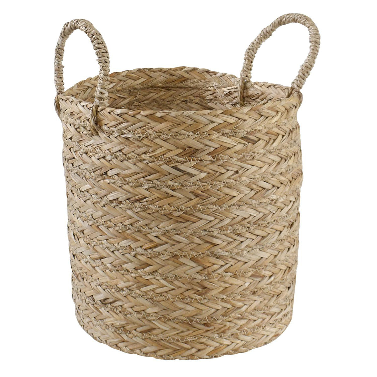 Canasto 37X27X27Cm Beige Fique Liso