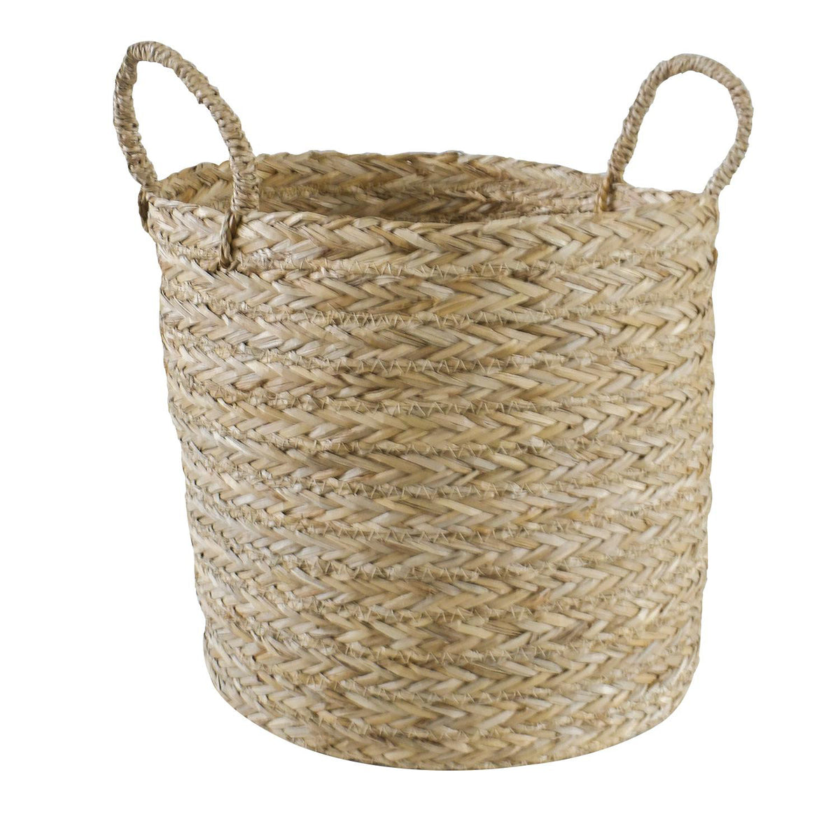 Canasto 40X34X34Cm Beige Fique Liso