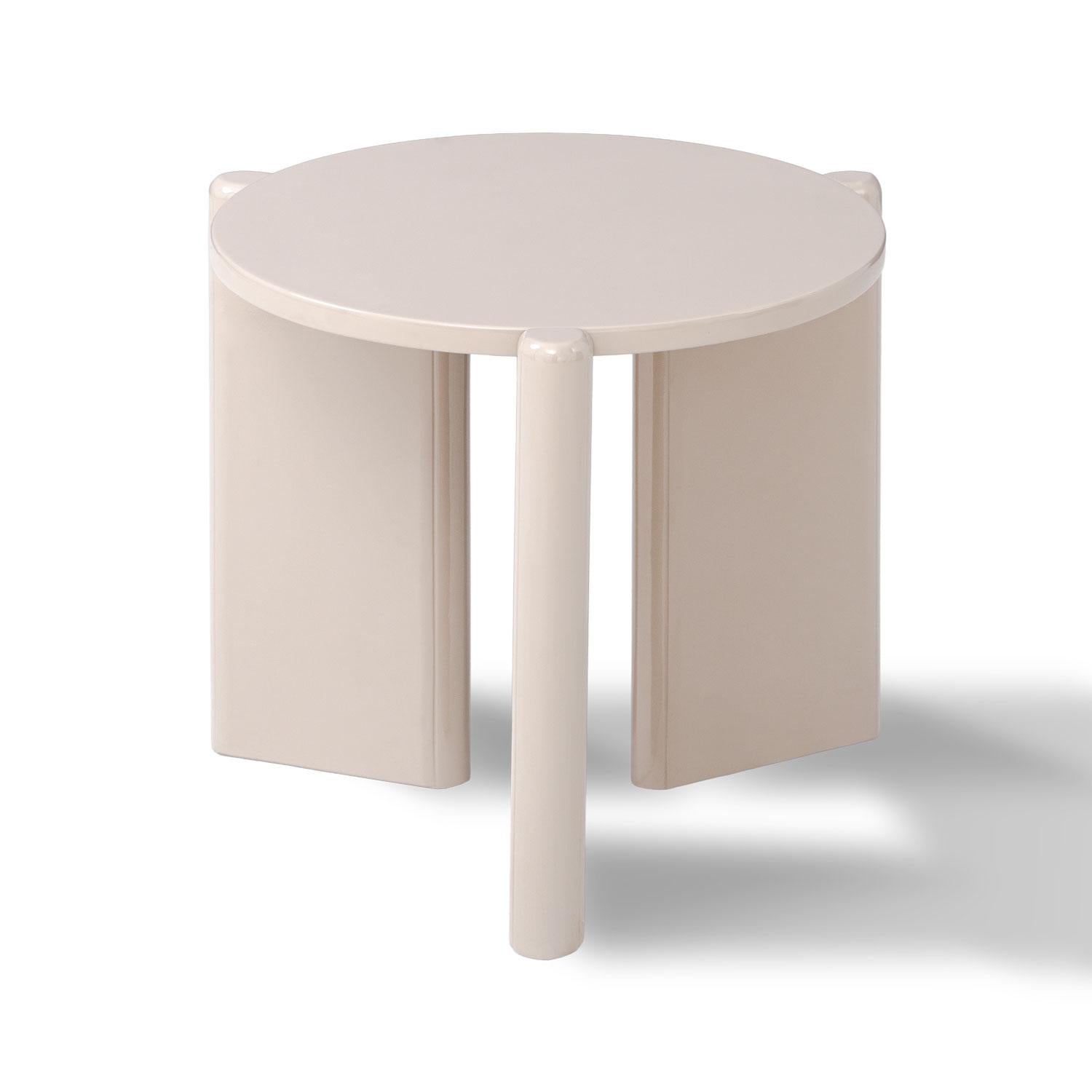 Mesa De Centro Oklam Redonda 45  Redonda Latte.