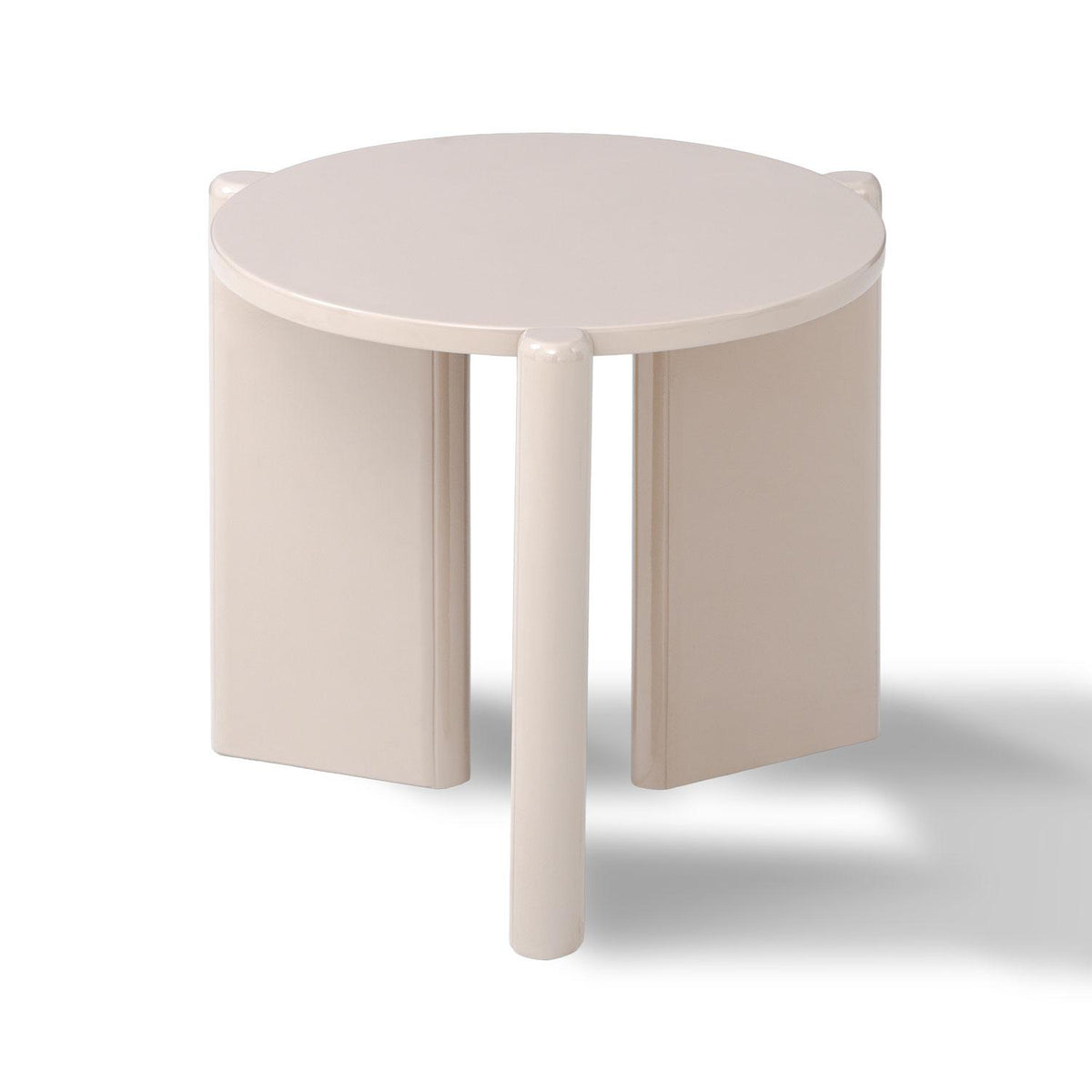 Mesa De Centro Oklam Redonda 45  Redonda Latte.