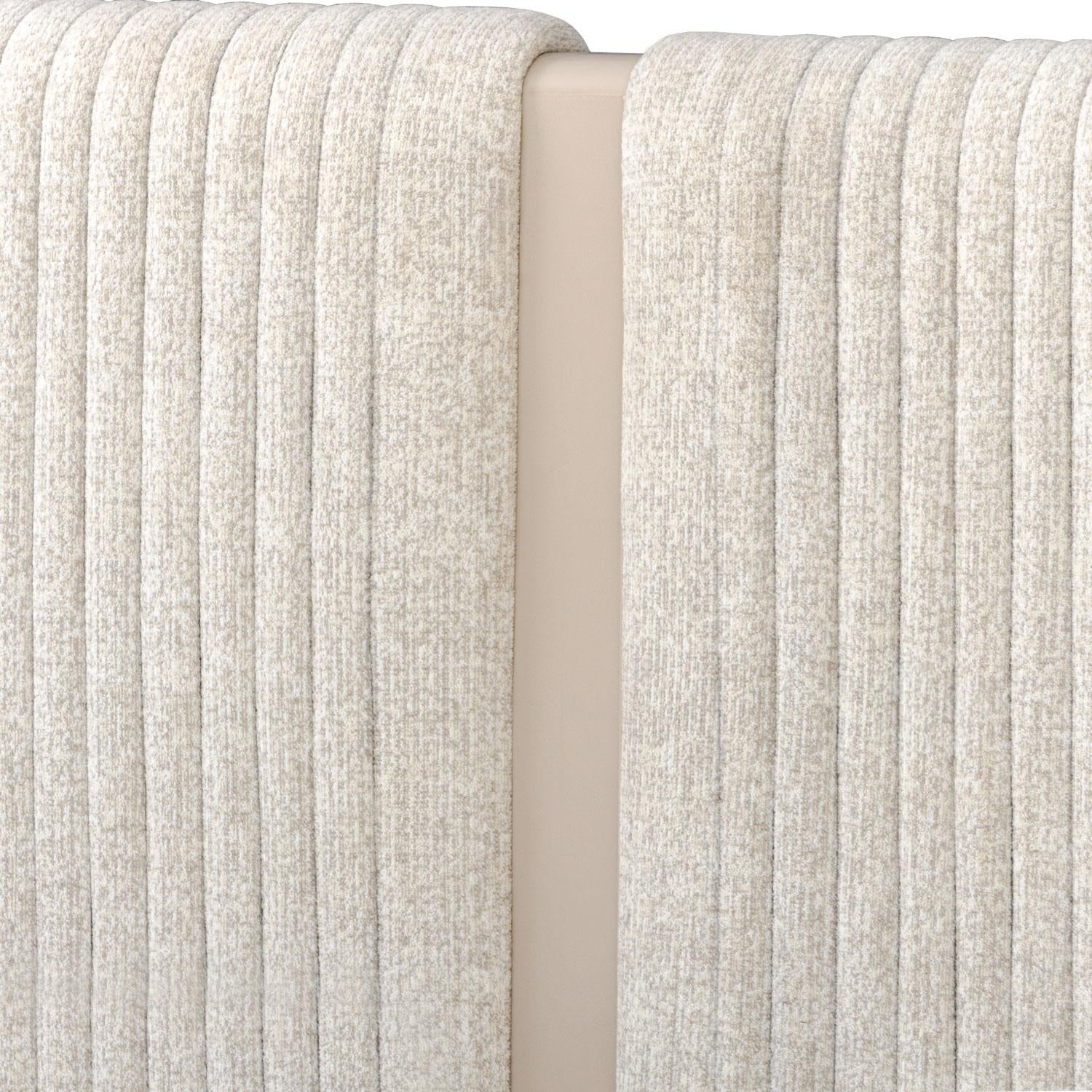Cama King Celestia Boucle Diversa Arena, Latte.