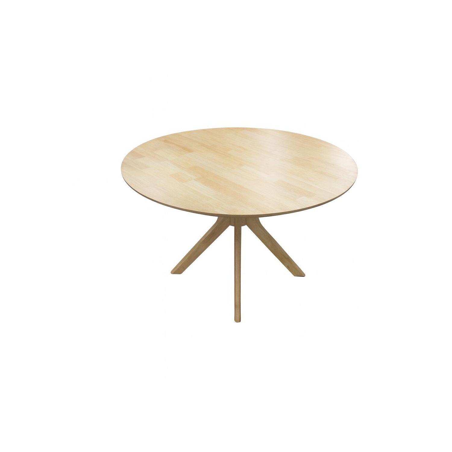 Comedor 4 Puestos Gales Circular Natural, Beige