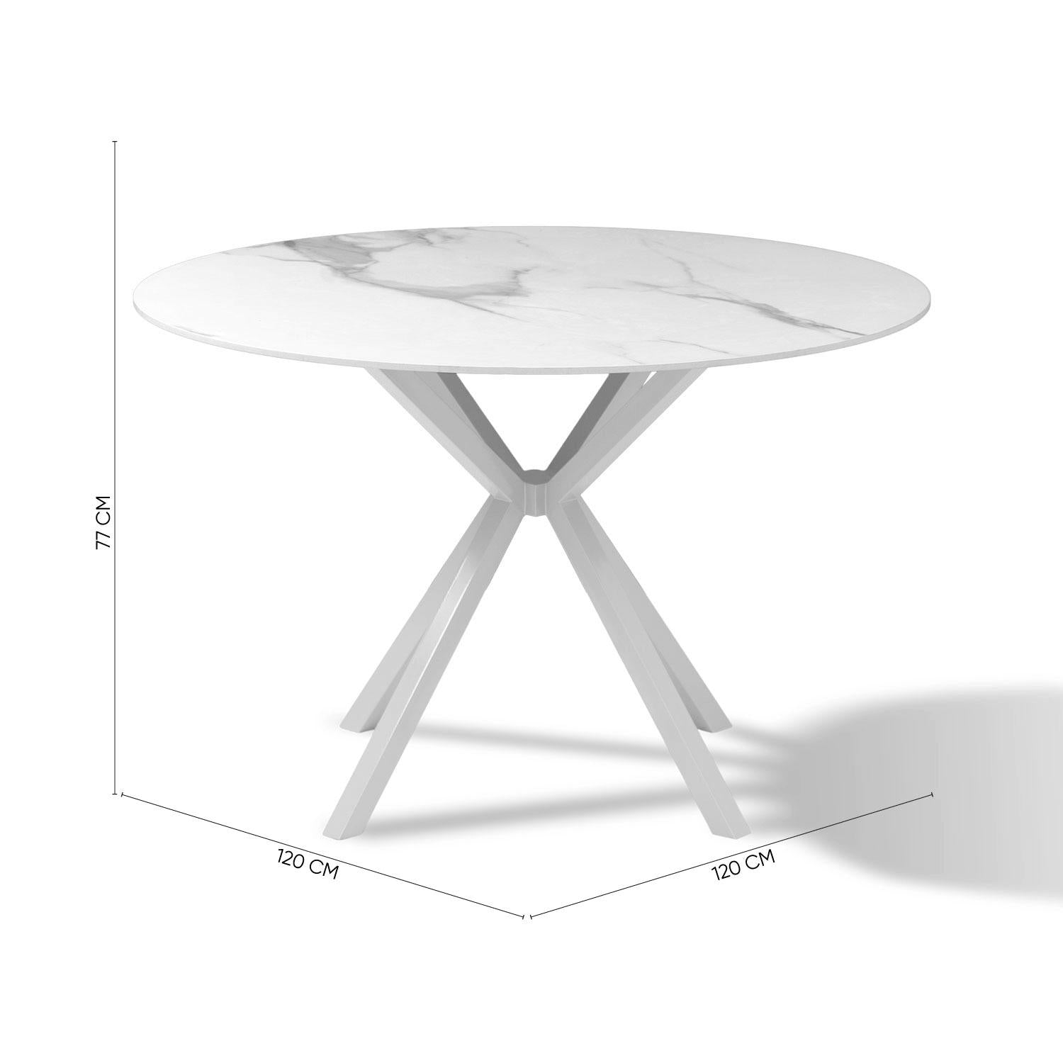 Comedor 4 Puestos Sevilla Boucle Diversa Arena, Latte BPV