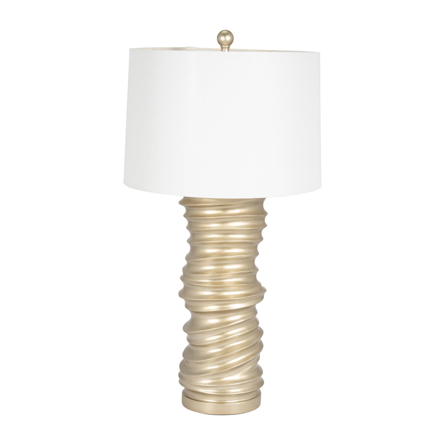 Lampara De Mesa 73X38X38 Twist Dorado