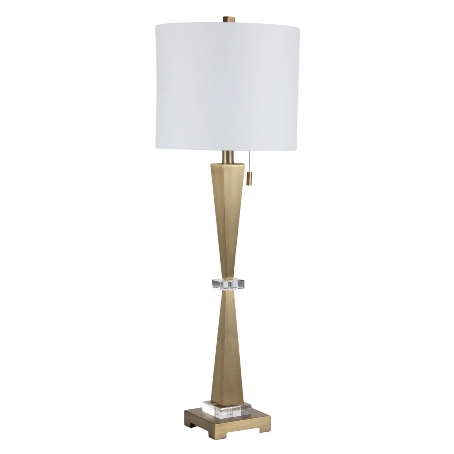 Lampara De Mesa 91X30X30 Elan Dorado