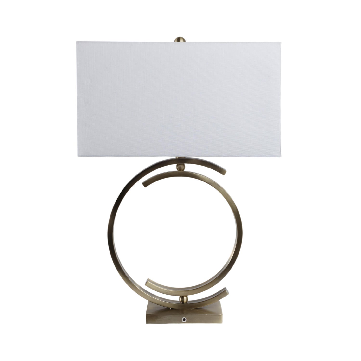 Lampara De Mesa 76X50X27 Loop Bronce