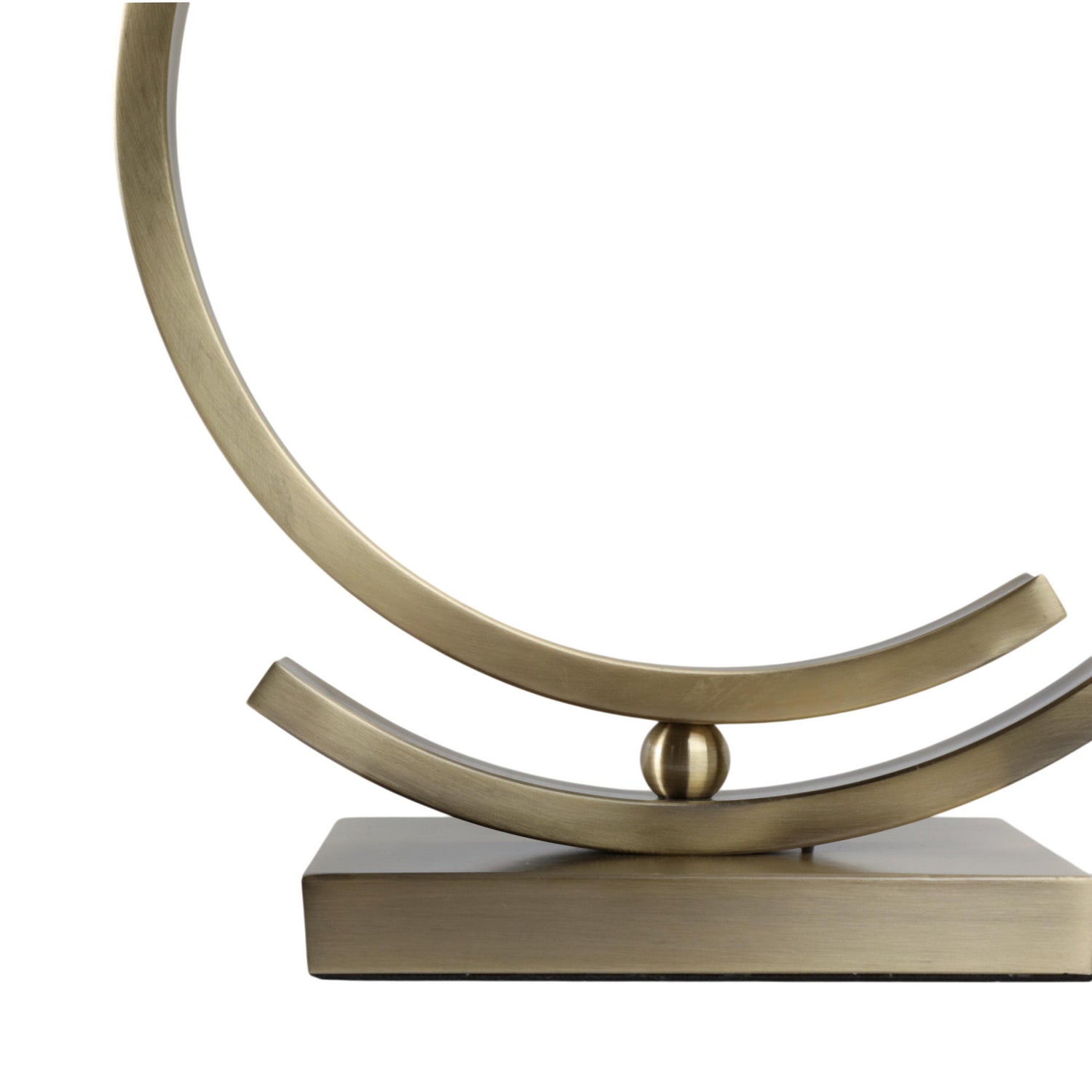 Lampara De Mesa 76X50X27 Loop Bronce