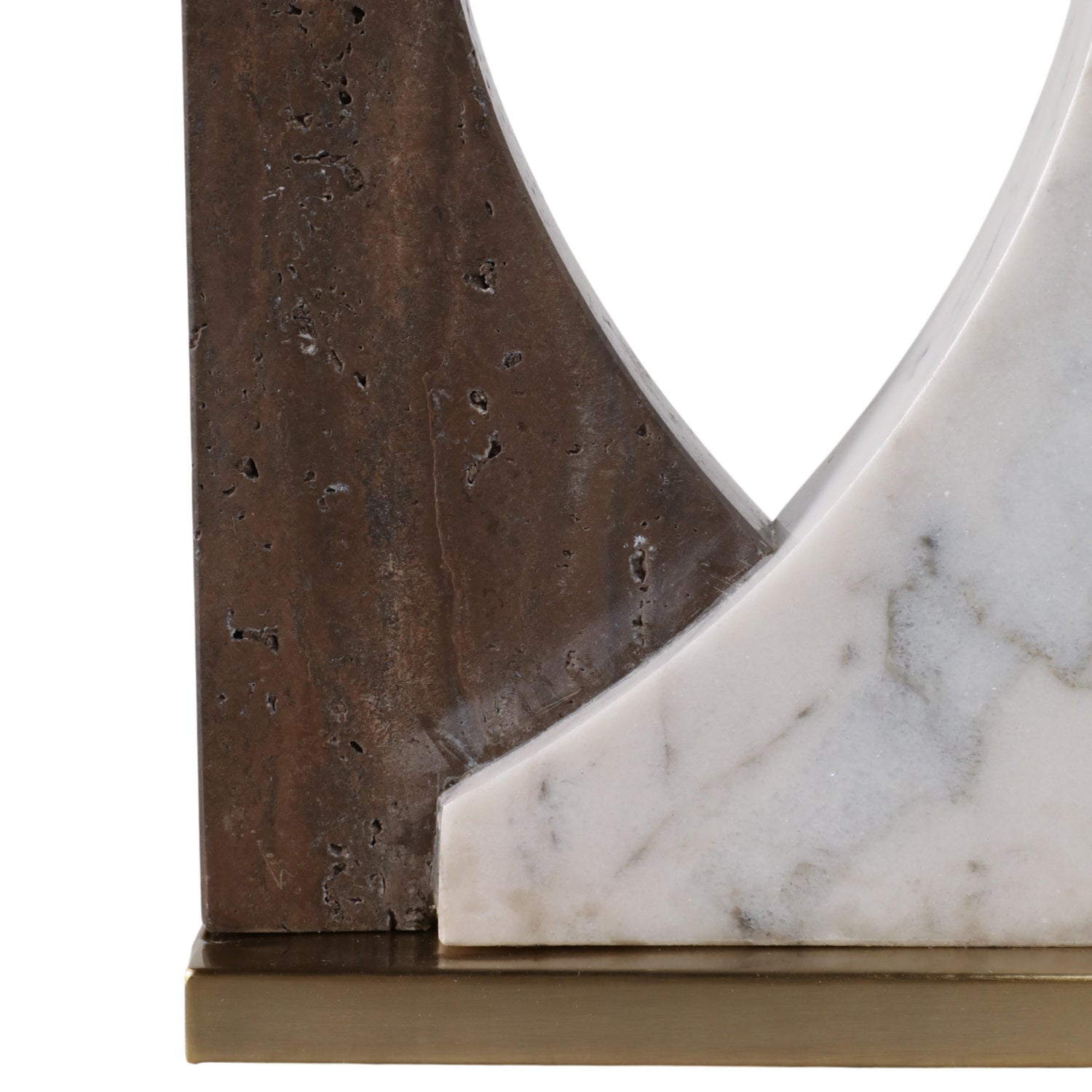 Lampara Mesa 55X20X43 Arco Blanco Cafe