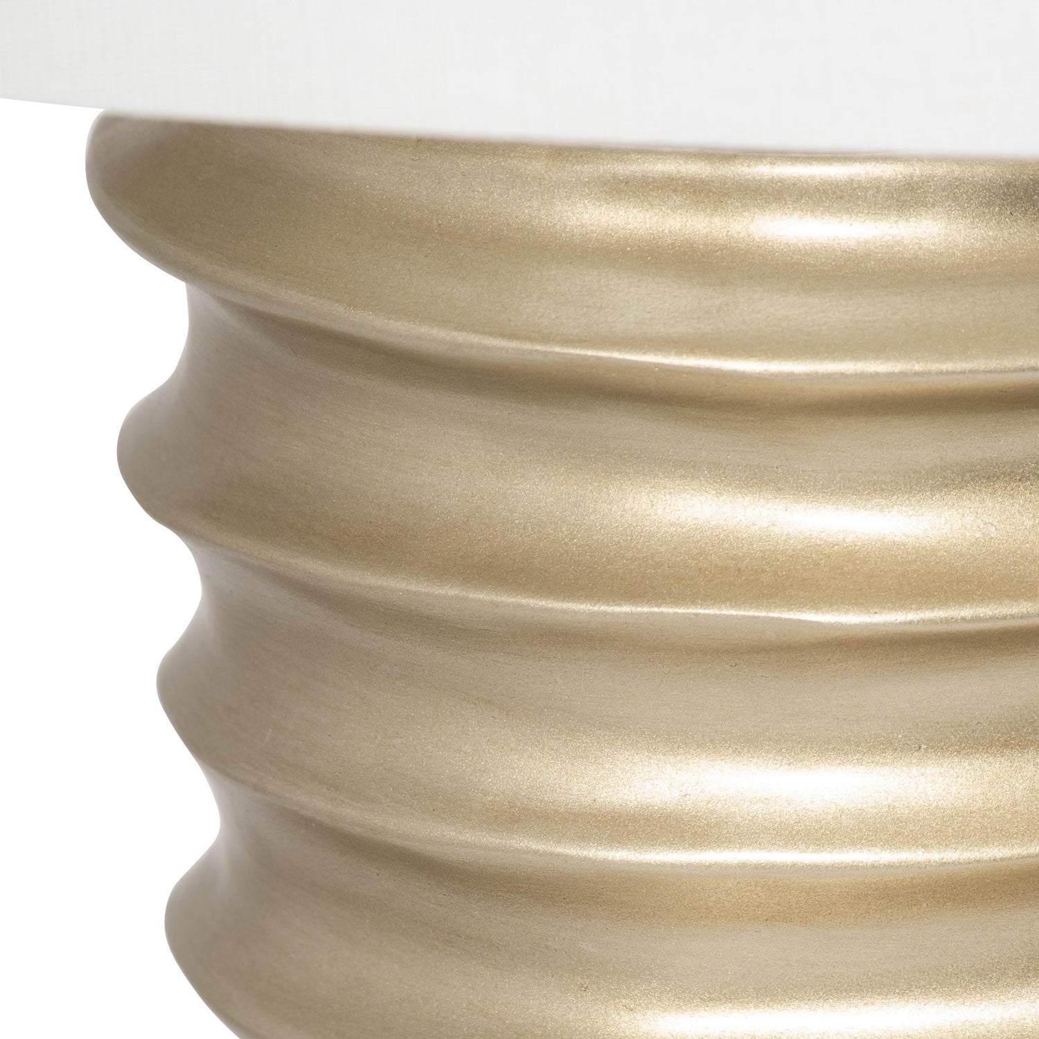 Lampara De Mesa 73X38X38 Twist Dorado