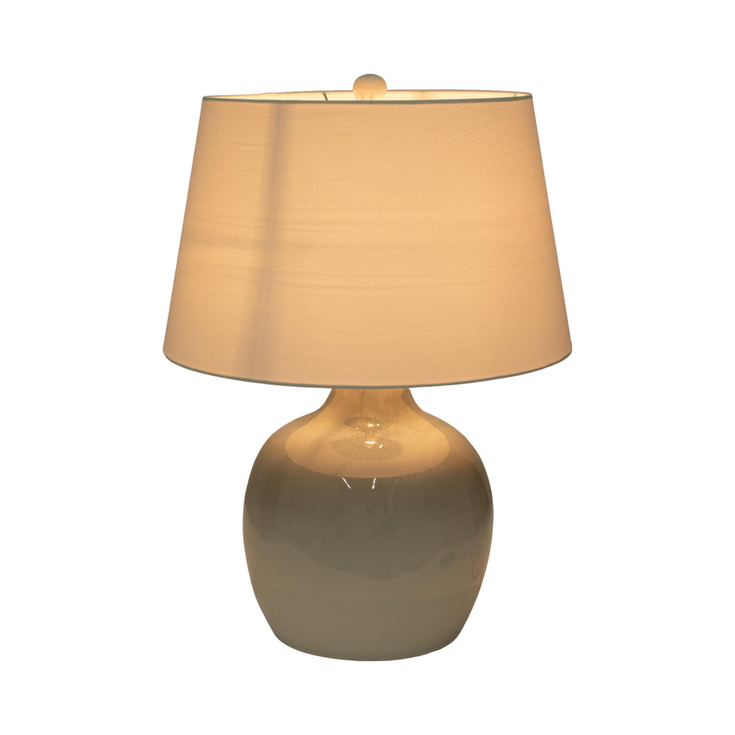 Lampara De Mesa 68X48X48 Perla Azul