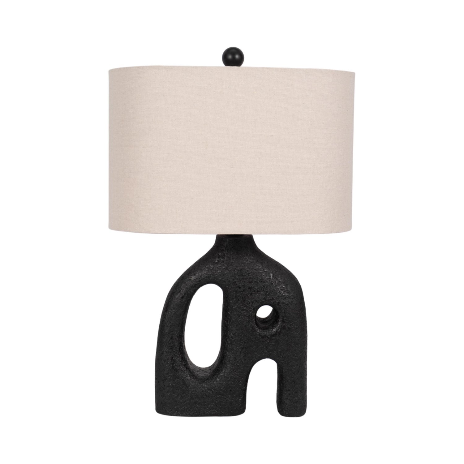 Lampara De Mesa 53X20X35 Zen Negro