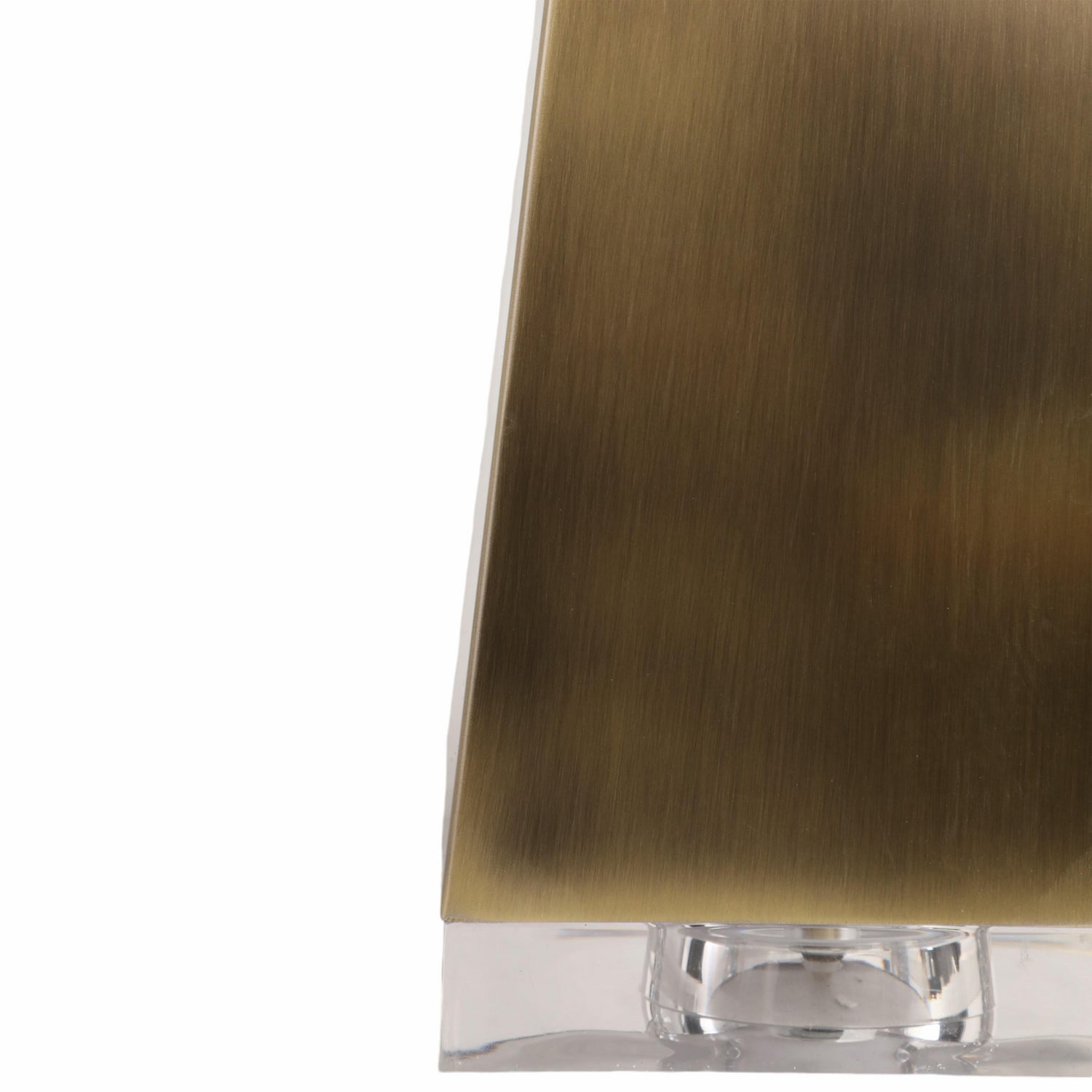 Lampara De Mesa 66X38X38 Brass Gris