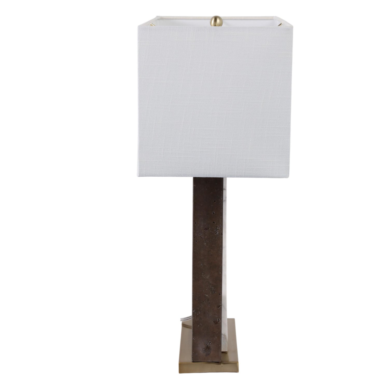 Lampara Mesa 55X20X43 Arco Blanco Cafe