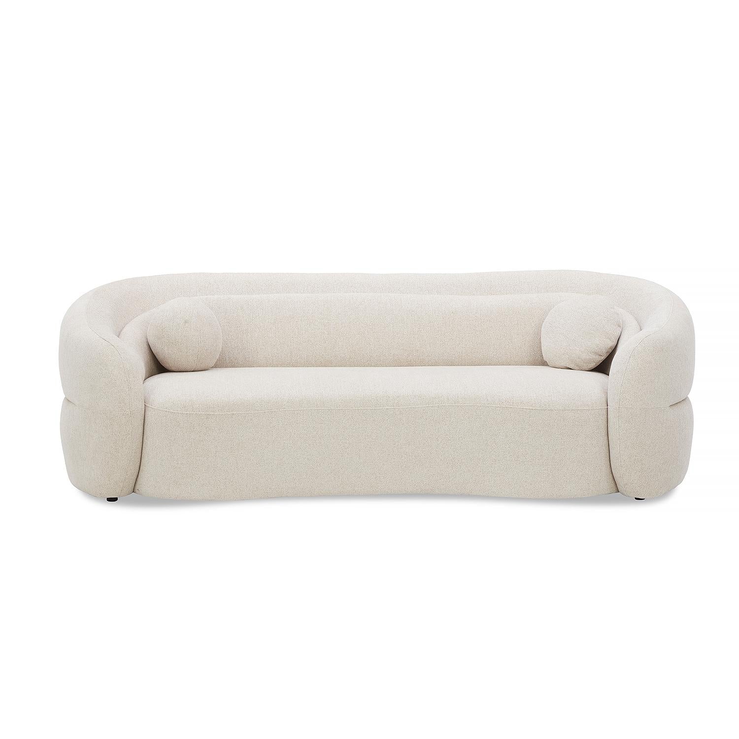 Sofa 3 Puestos Weiss Chenille Beige