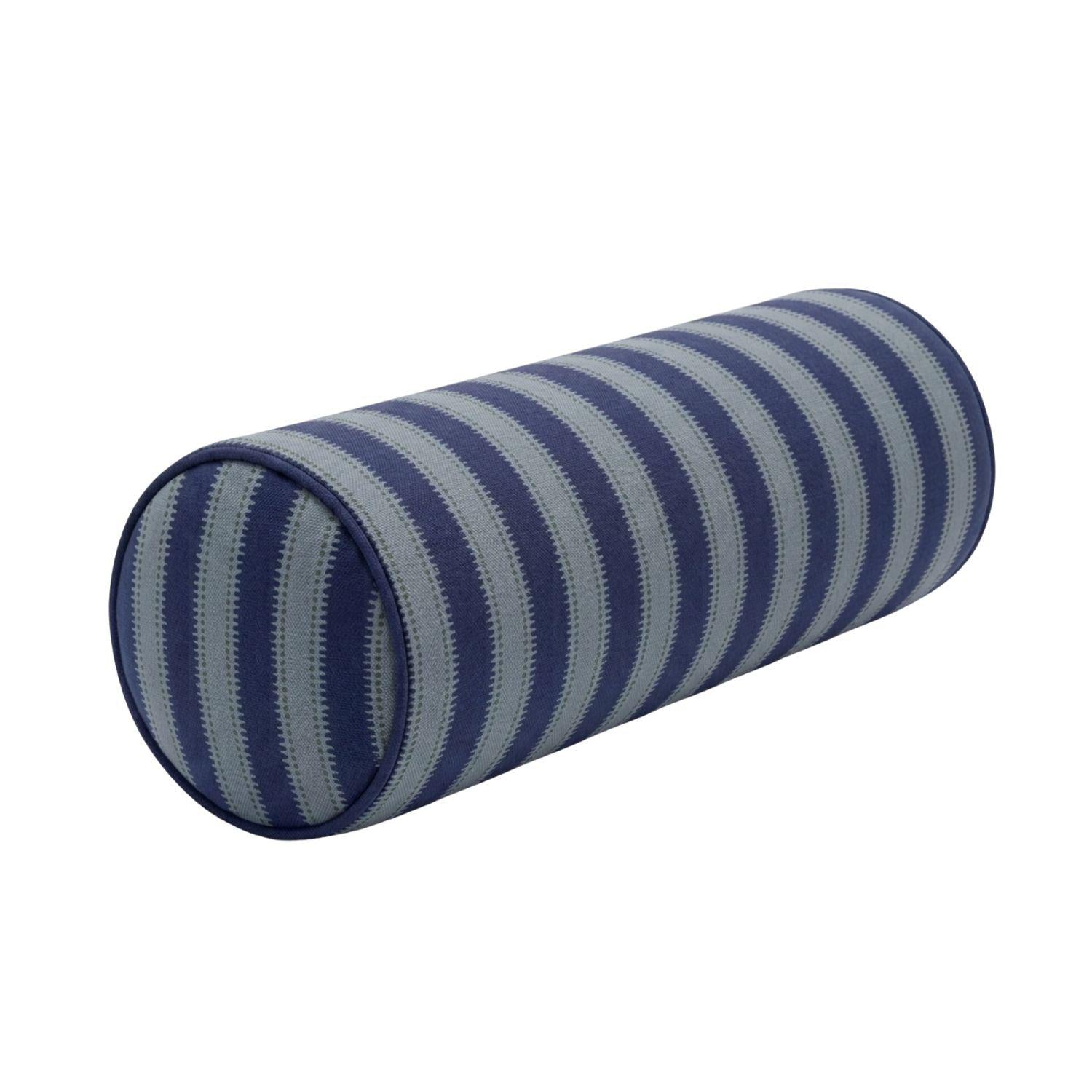 Cojin 15X40 Cilindro Scarlett Navy Linea