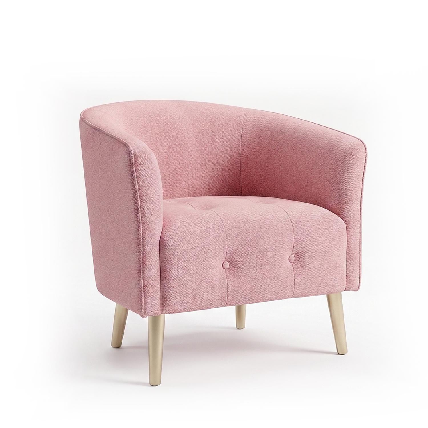 Poltrona Celeste Eurolino Bali Rosa, Champaña