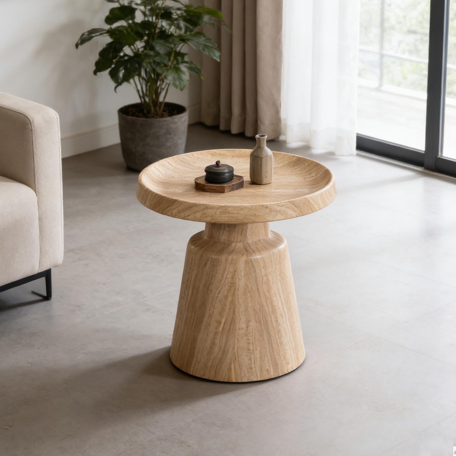 Mesa Auxiliar Pierre Natural