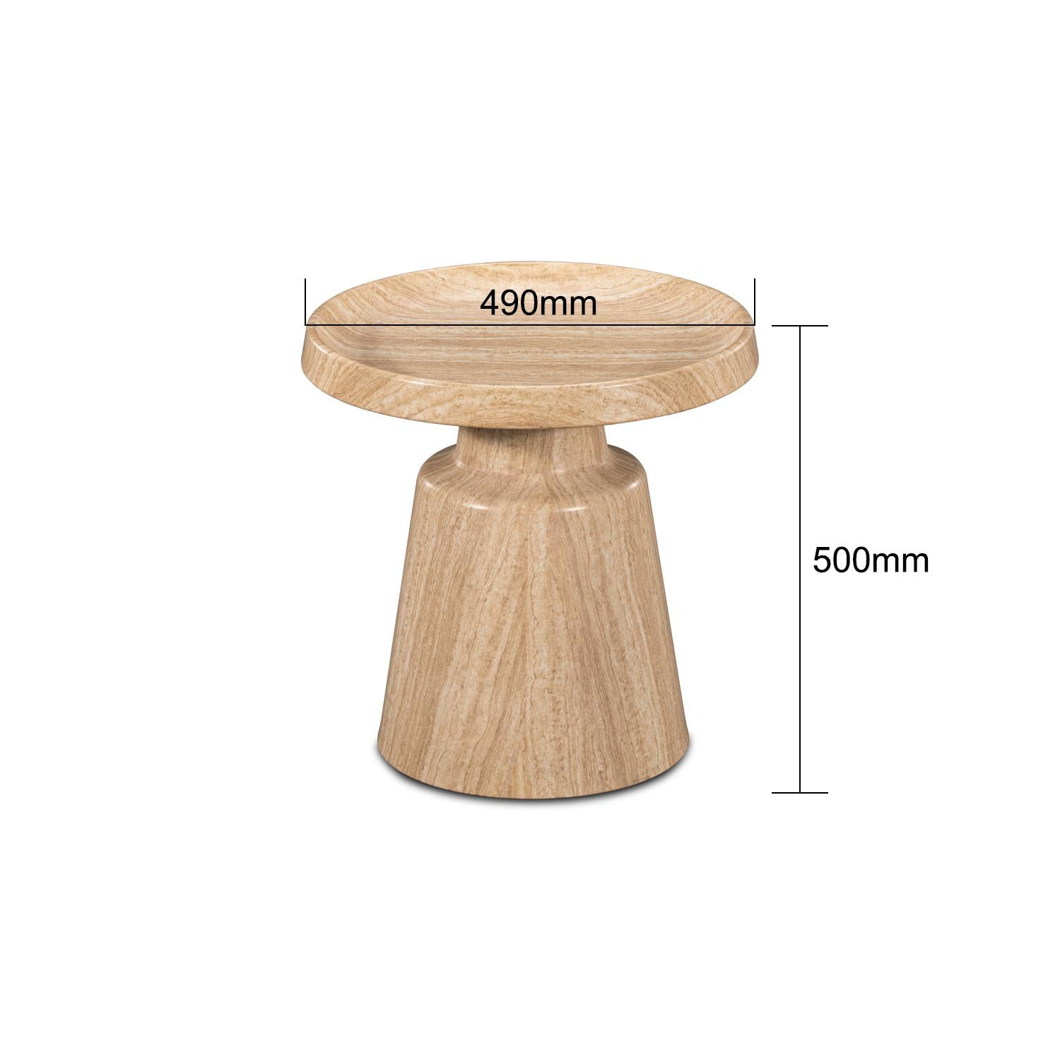 Mesa Auxiliar Pierre Natural